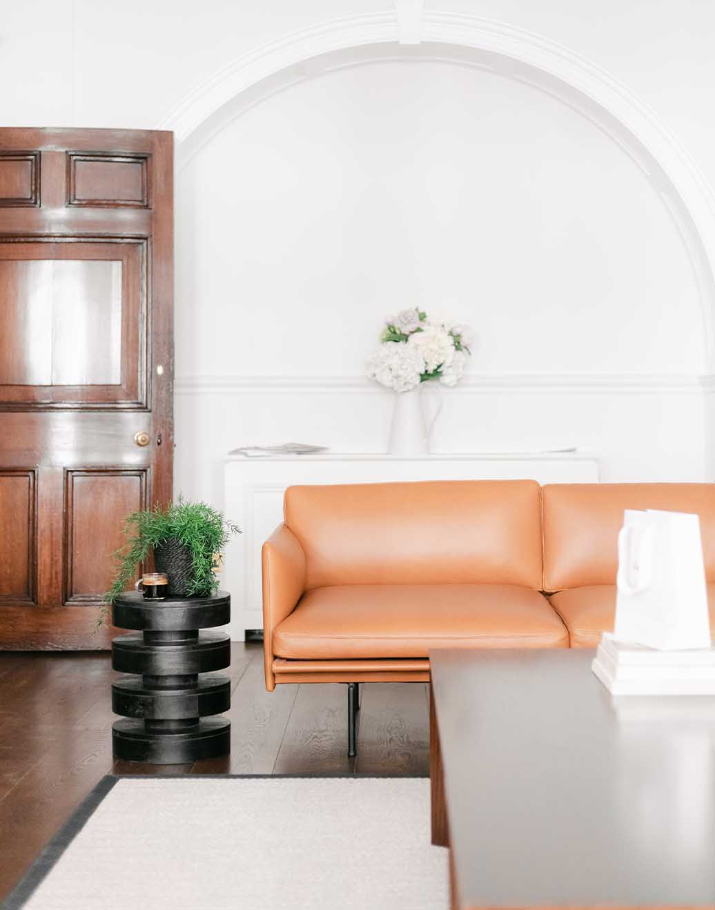 door-couch-plants-table